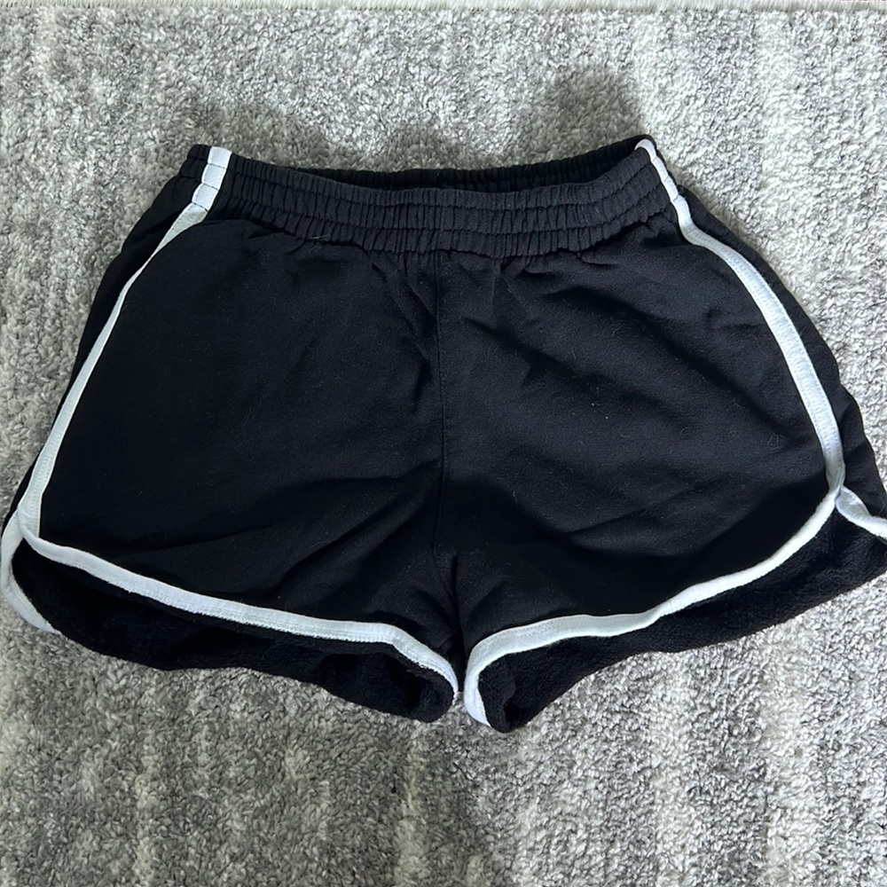 Black Brandy Melville sweat shorts (OS)